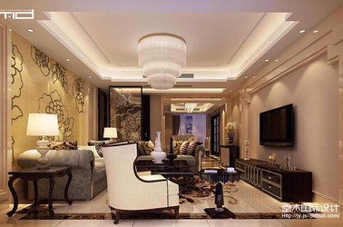 金辰国际163平新古典风格效果图