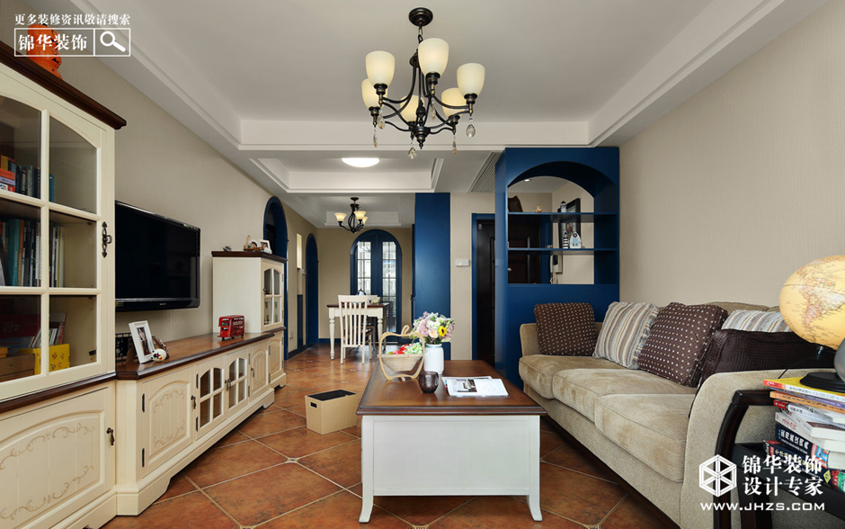 地中海-伟星壹号院-两室两厅-89平米