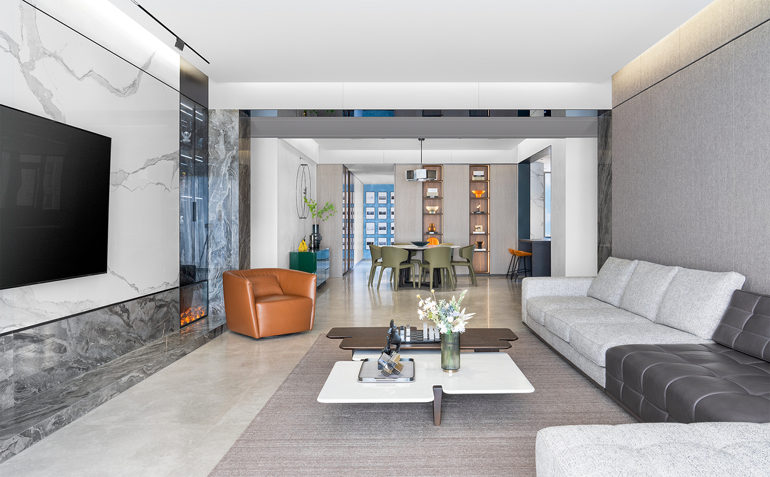 现代简约-南山湖1号246㎡- 四室两厅装修案例