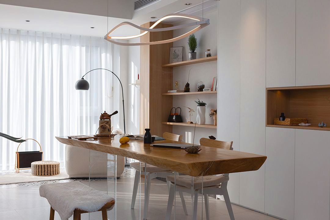 现代简约-世伦佳苑127㎡- 三室两厅装修案例