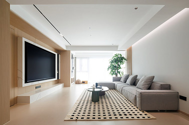 木色奶油风-九里香堤165㎡- 三室两厅装修案例