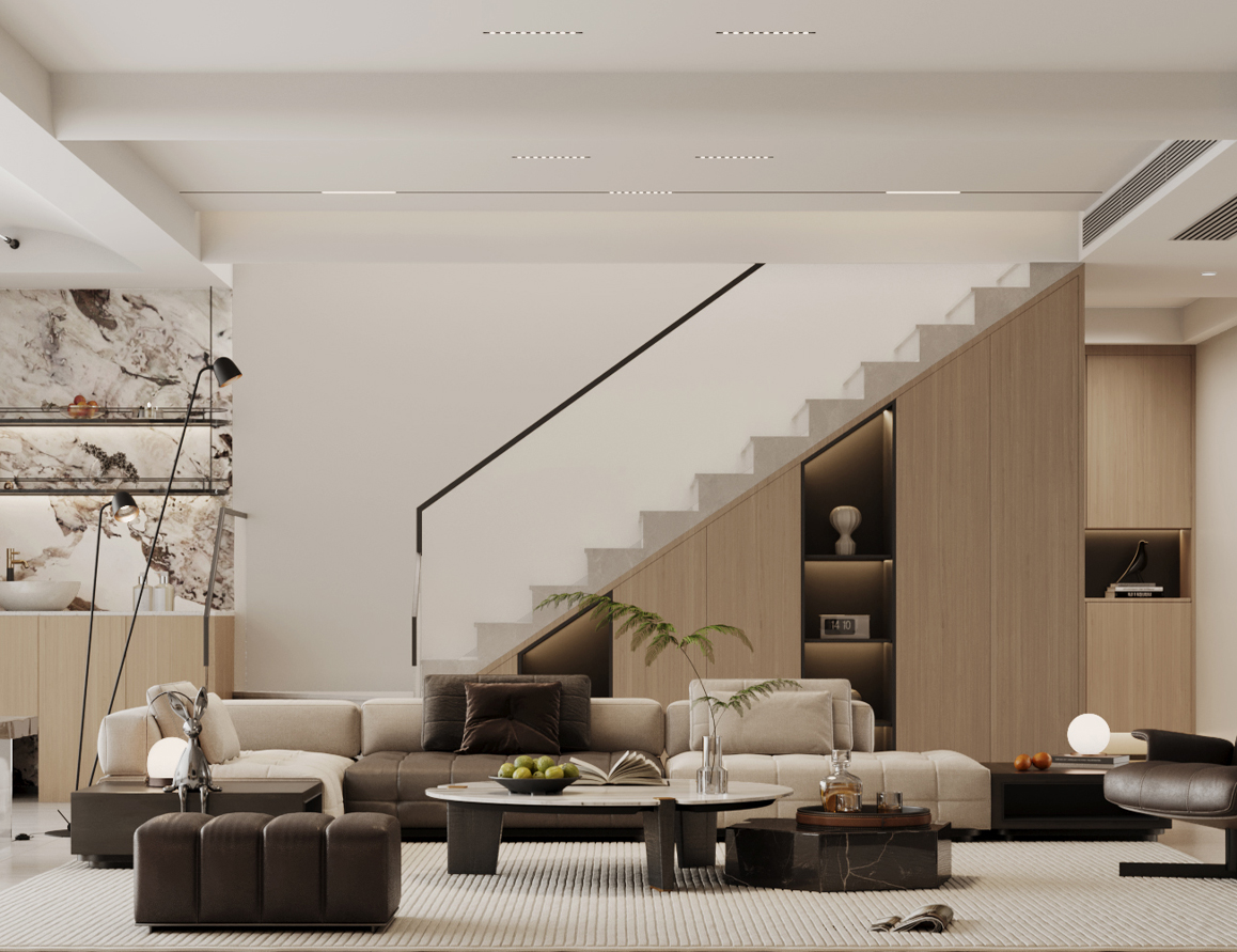 金通桃花源 -现代意式风格-装修实景