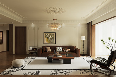 鹏欣领誉 -复古法式风格-装修实景