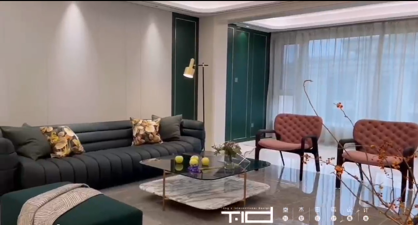 现代风格-凤凰汇紫园-大户型-320㎡-装修实景效果图