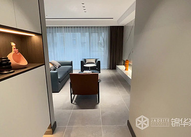 现代风格-中海万锦园-三室两厅-136㎡-装修实景效果图