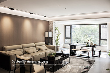 新中式-凤凰汇紫园-四室两厅-170㎡装修实景效果图