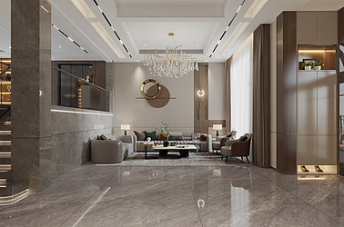 意式风格-森林公馆-别墅-450㎡装修实景效果图