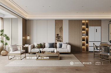 宋式美学-大丰珺和府-四室两厅-140㎡装修实景效果图