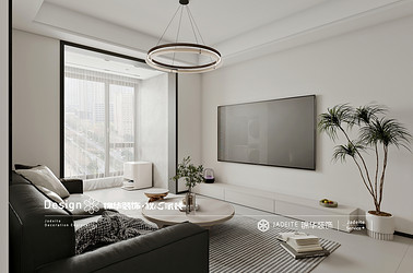 现代简约-望府景园 -三室两厅-120㎡装修实景效果图