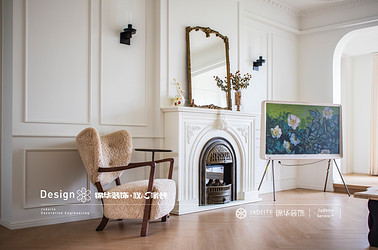 法式风格-悦珑湾-四室两厅-140㎡装修实景效果图