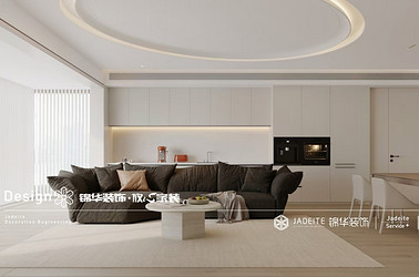 现代极简-仁恒世纪公园-四室两厅-172㎡装修实景效果图